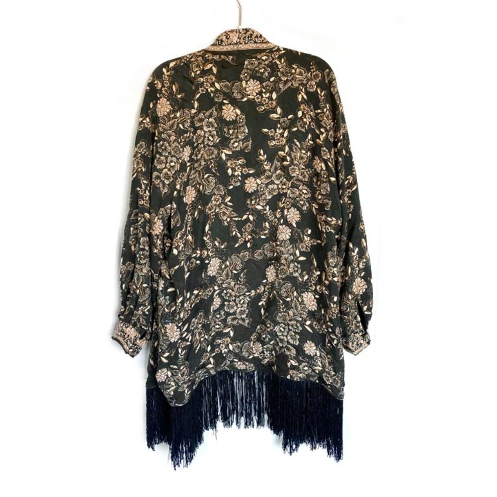 Free People Kaelin Floral Embossed Kimono - Picture 4 of 10